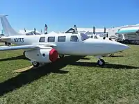 An experimental turbine powered Aerostar FJ-80 in 2011