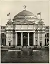 Atop the Agriculture Building, World's Columbian Exposition, Chicago, 1893.