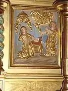 Altar piece detail: The Annunciation