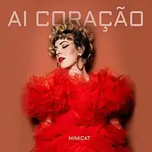 The official cover for "Ai coração"