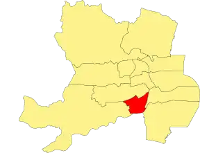 Location of the ward