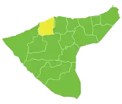 Al-Darbasiyah Subdistrict in Syria