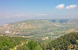 A view of Al-Himma in the Jordan Valley of Bani Kinanah Department