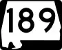 State Route 189 marker