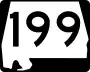 State Route 199 marker