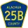 County Road 25B marker