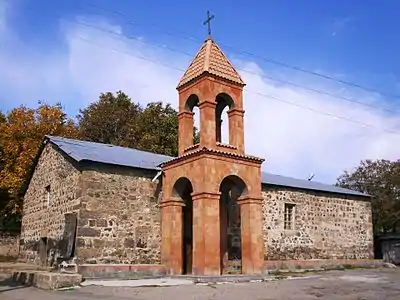 The church of Vardanavank built in 901, reconstructed in the 19th century