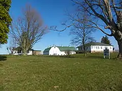 Office, horse barn and bachelor farmhand's house