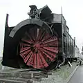 Alaska Railroad rotary snowplow near Anchorage