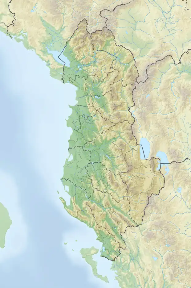 Bulqizë is located in Albania