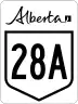 Highway 28A marker