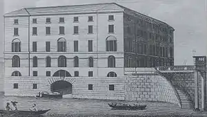 Drawing of the Albion Mills