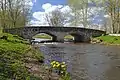 Albu manor stone bridge on Ambla River, built in 1879