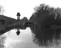 Aldermaston Lock in 1975 before restoration.