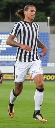 Aleksandar Prijović, top scorer during the 2017–18 season