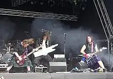 Alestorm performing on the Main Stage at Bloodstock Open Air festival in 2008