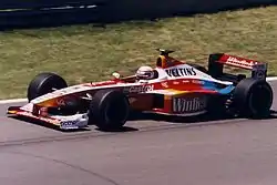 Alessandro Zanardi driving for Williams at the 1999 Canadian Grand Prix.