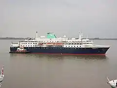 Alexander von Humbold after departure from Bremerhaven in 2007