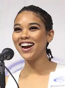 Alexandra Shipp at the 2019 WonderCon.