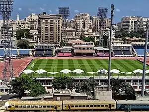 A view of the stadium after renovation process before the 2019 Africa Cup of Nations