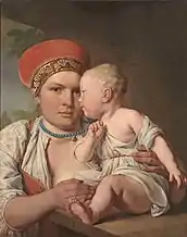 Nurse with baby