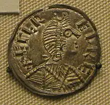 Image 8A silver coin of Alfred, with the legend ÆLFRED REX (from History of London)