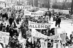 Image 1Marchers for Salvador Allende (from History of Chile)