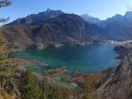 View at the Almsee from Ameisstein