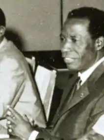 Image 8Alphonse Massamba-Débat's 1-party rule (1963–1968) attempted to implement a political economic strategy of "scientific socialism". (from Republic of the Congo)