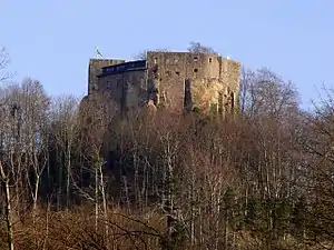 The ruins of Alt Eberstein castle