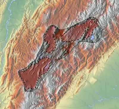 Sabana Formation is located in the Altiplano Cundiboyacense