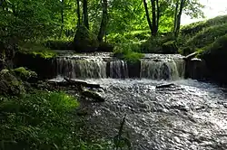 Aluoja Falls in Pühajõe