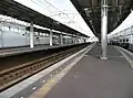 View of the elevated Hanshin Main Line platforms