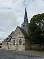 Angular view of the church