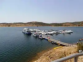 Amieira Marina in the Alqueva lake.