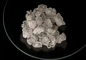 Alum, Potassium aluminium sulfate, KAl(SO4)2