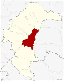 District location in Yasothon province