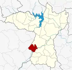 District location in Khon Kaen province