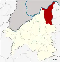 District location in Loei province