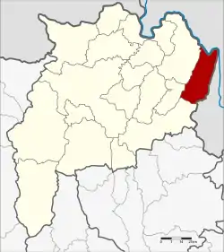 District location in Chiang Rai province