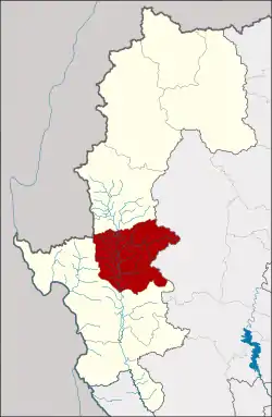 District location in Mae Hong Son province