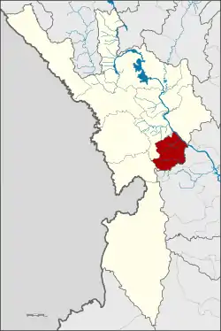 District location in Tak province