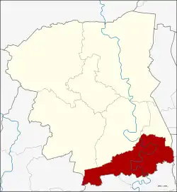 District location in Nakhon Pathom province