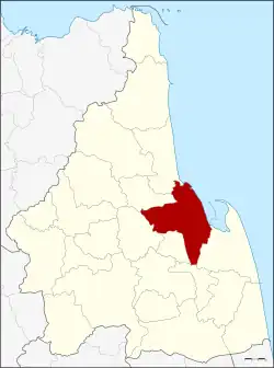 District location in Nakhon Si Thammarat province