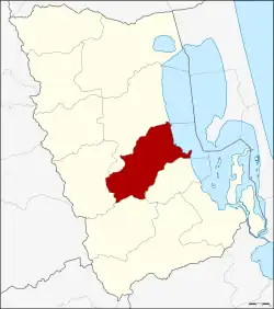 District location in Phatthalung province