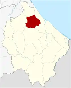 District location in Narathiwat province