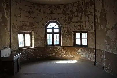 Dining room in the janitor's lodgings.