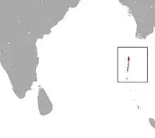 Endemic to the Andaman Islands