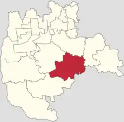 Location within Daxing District