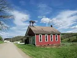 The former Angel Valley School on County Road 49